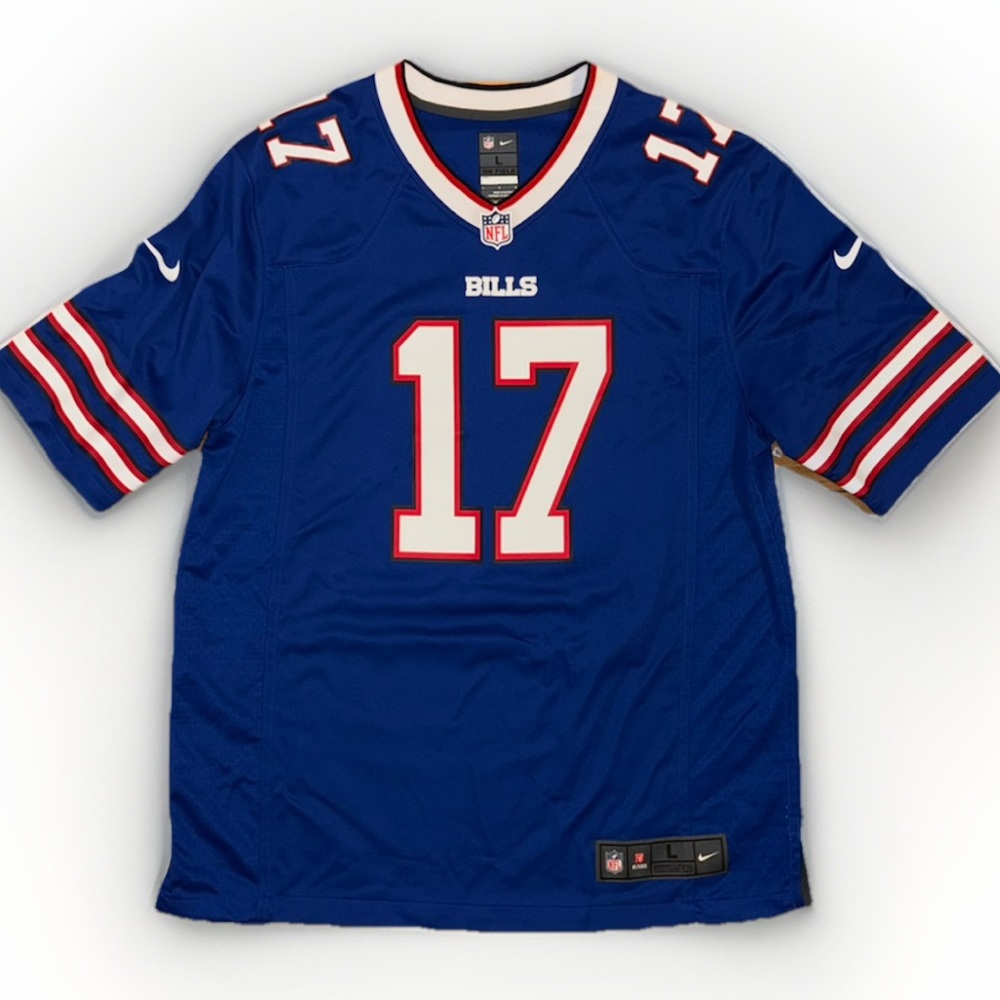 Nike Josh Allen Buffalo Bills On Field Jersey Men’s Large - NFL #17 EUC